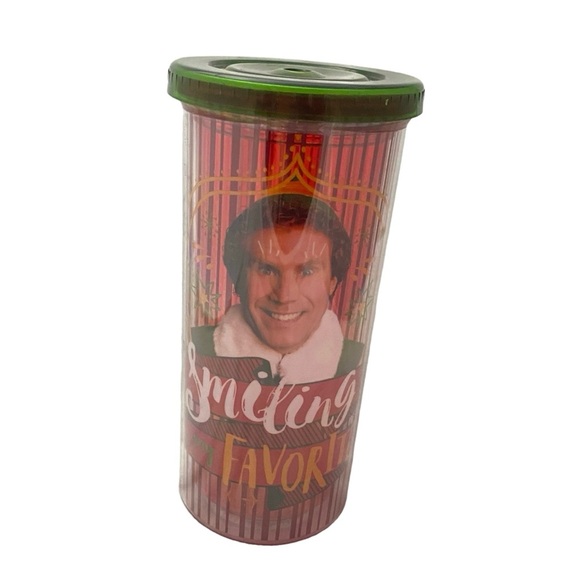 Buddy The Elf Christmas Movie 20oz Tumbler Green Lid Christmas 2014 Hobby Lobby - Picture 1 of 11